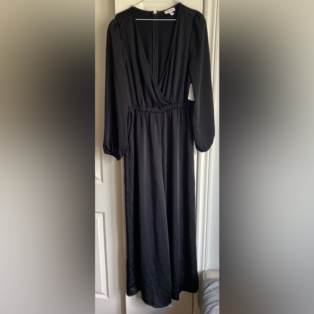 Nordstrom Black Long Sleeve Jumpsuit